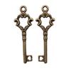 Key Charms Multi Color Alloy Locks Pendants For Romantic Themed Jewelry