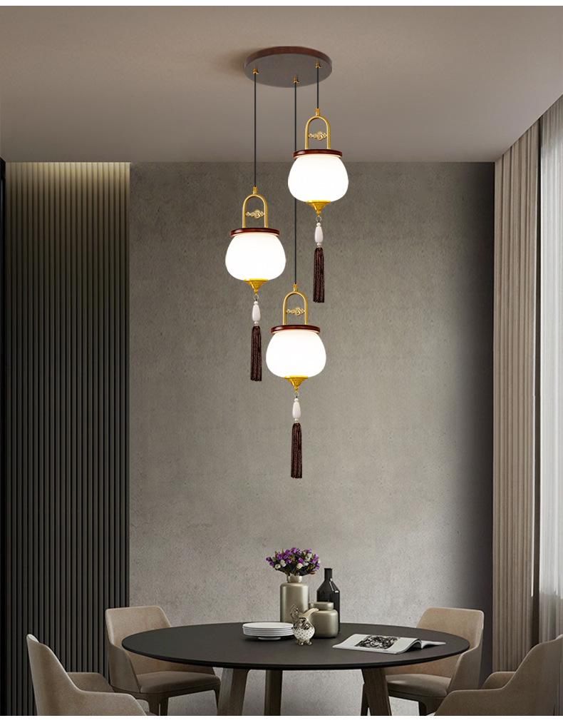 Modern Chinese Spiral Chandelier for Duplex Villas and Restaurants