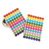 1 Sheet Colored Dot Stickers Round Color Coding Labels Polka Circle Dot Label Sticker for Office,Classroom Party Decoration