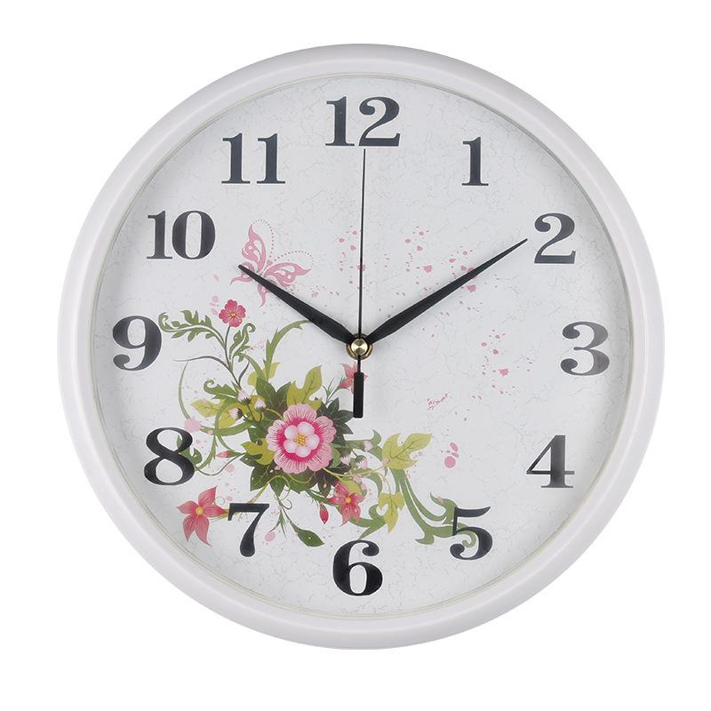 

Настенные часы 30 см для дома, гостиной и спальни, креативные минималистичные часы, бесшумные цифровые настенные часы 30CM small fresh wall clock 4
