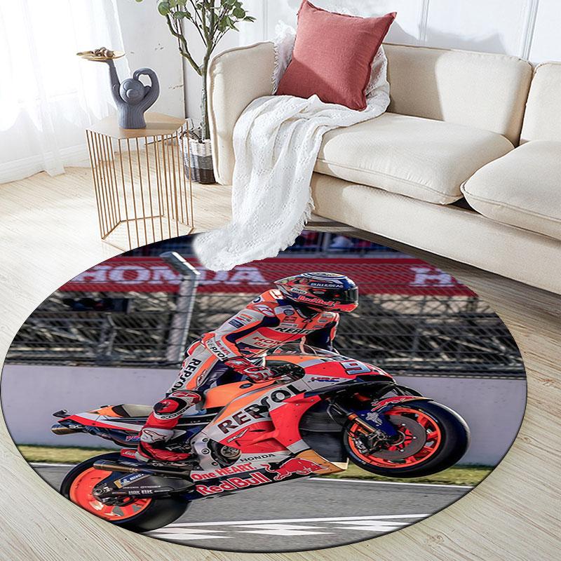 MAR pattern round rug,Carpet Rug for Living Room Bedroom Playroom ,Non-slip Floor Mat,Holiday Gifts and Birthday Gifts.