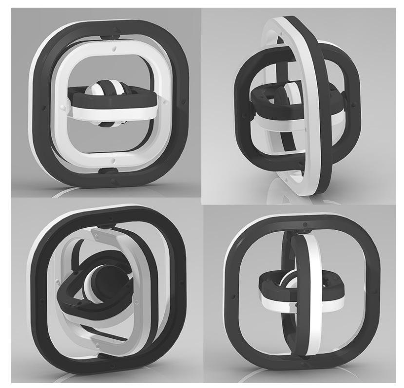 

3D Infinite Flip Finger Spinner: Creative Stress Relief & Decompression Toy