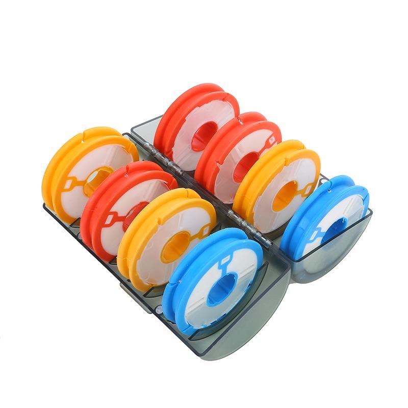 Rainbow Fishing Main Line Box Winding Board High Quality Fishing Box Fishing Tools 6-10 Spindle Silicone Main Spool
