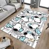 1pc Snoopys Comic Adventure Carpet for Playroom Bedroom Living Room Sofa Home Decor,kids Game Area Rug Non-slip Floor Mat Y7307