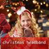 Cartoon Reindeer Headbands with Antlers and Ears Child's Christmas Hair Accessory Festive Hair Accessory for Kids