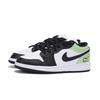 Jordan Air Jordan 1 Abrasion Resistant Low Top Vintage Basketball Shoes Men's Black Green 553558-131(Team85-)