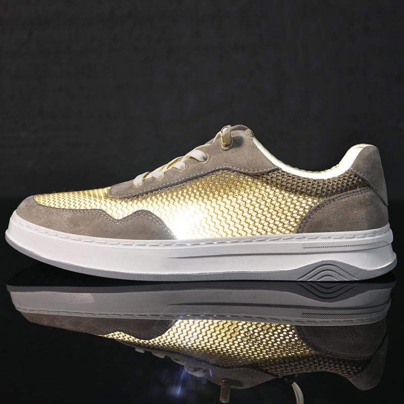 New Men's Shoes Luxury Brand Designer Casual Shoes Italian Breathable skate shoes Youth Fashion Versatile Shoes Men Sneakers