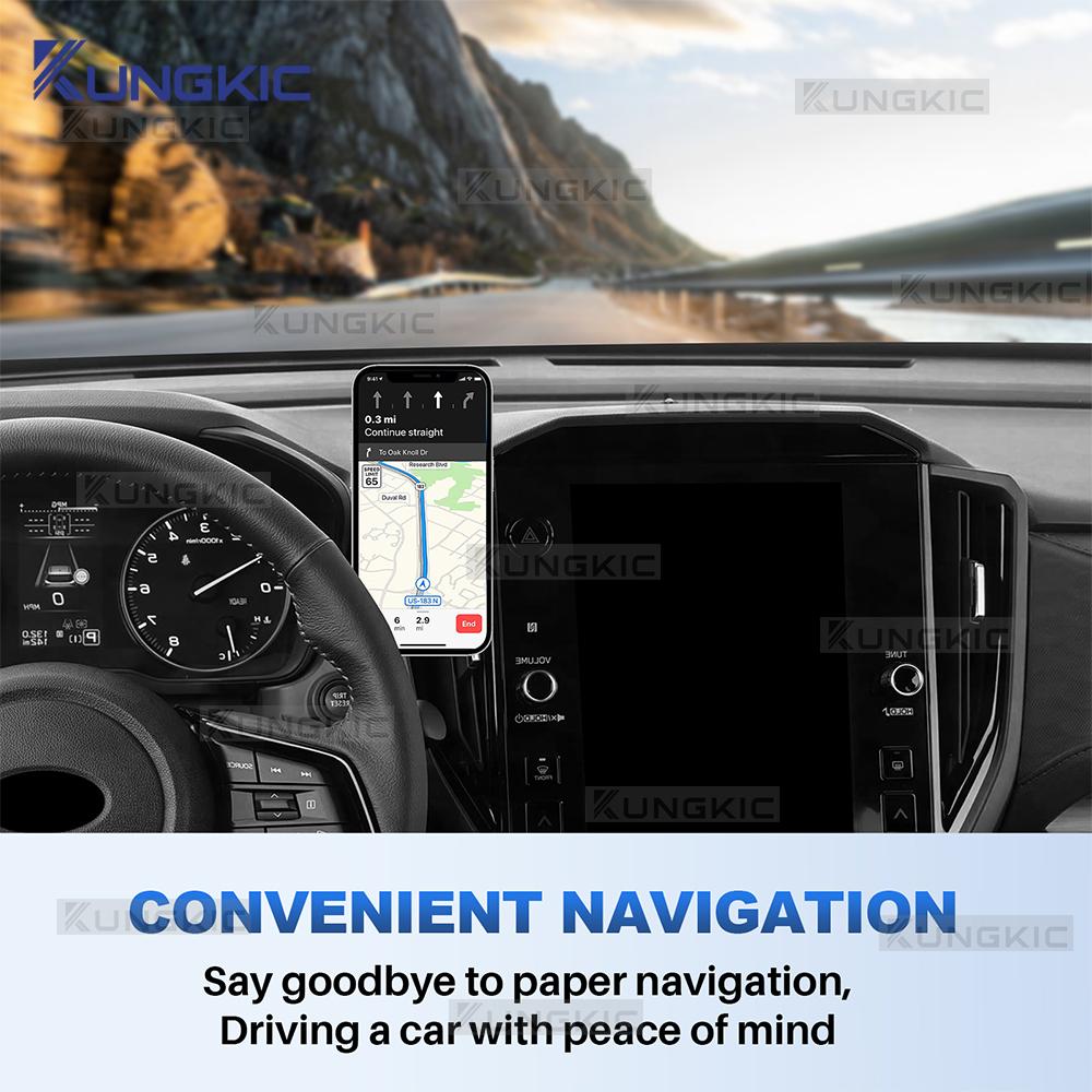 Magnet Gravity Phone Holder For Subaru Forester 2025-UP LHD RHD Car Gravity Mobile Support Telephone Bracket Rotatable Clip