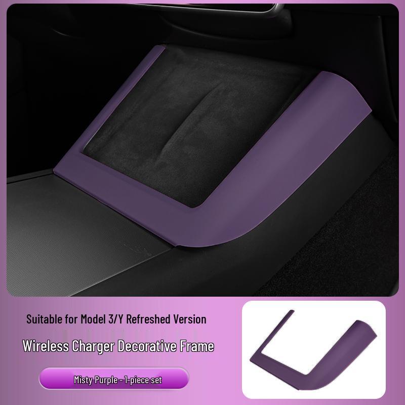 Tesla Model Y/3 Refresh Center Console Wireless Charger Silicone Pad