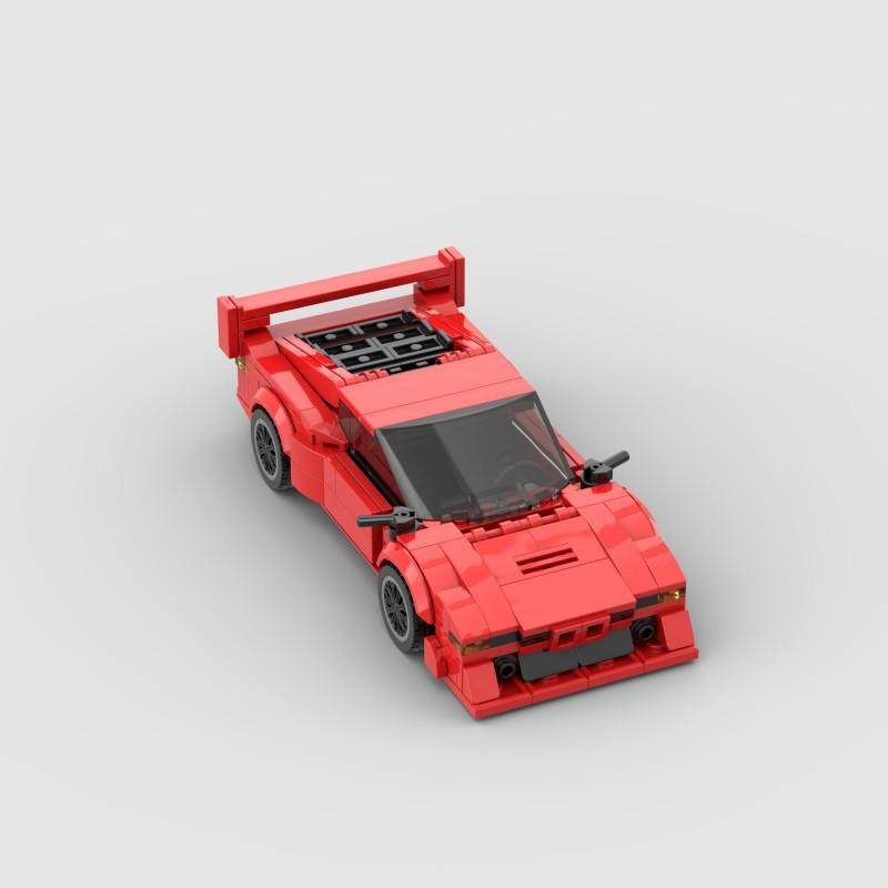 Creative Champion Car MOC City Vehicle Super Car Rally Building Blocks Bricks Set Ornament Diy Consturction Toys For Kids Adults