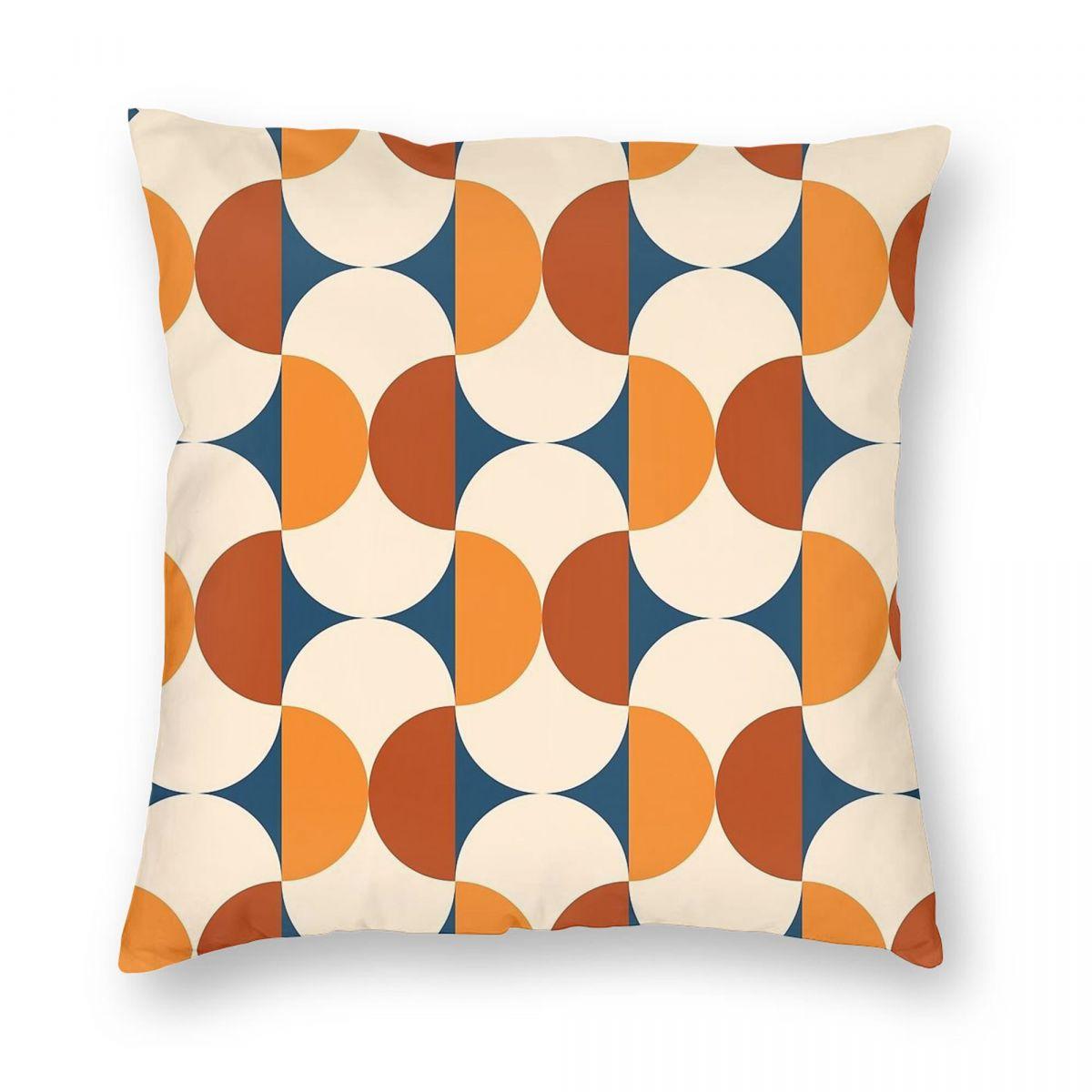 

Retro 60s Beans Capsules Pillowcase Polyester Linen Velvet Printed Zip Decor Throw Pillow Case Home Cushion Cover 30x30cm