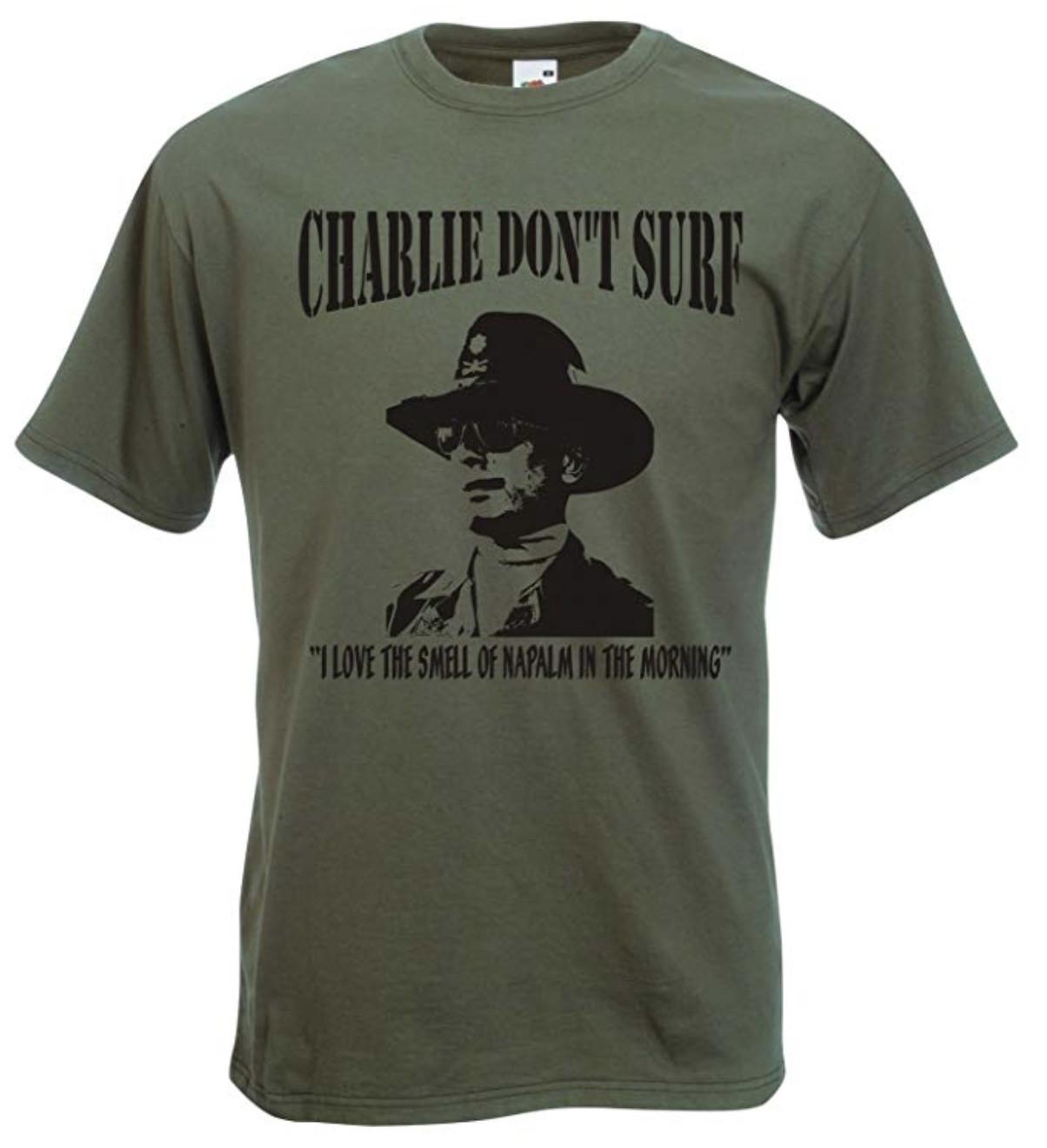 Apocalypse Now, Charlie Don t Surf T-Shirt Unisex UK Fast Free Post Cotton UK S