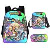 (22) 3 Piezas Mochila Escolar para Niños Bolsa de Almuerzo Estuche