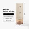 Electric Coffee Bean Grinder, Rechargeable & Automatic, Portable Coffee Grinder