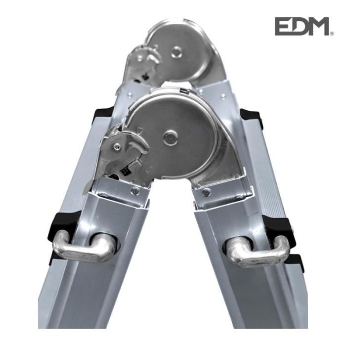 Multifunction Telescopic Ladder 2x4+4 Steps En131-4 Edm