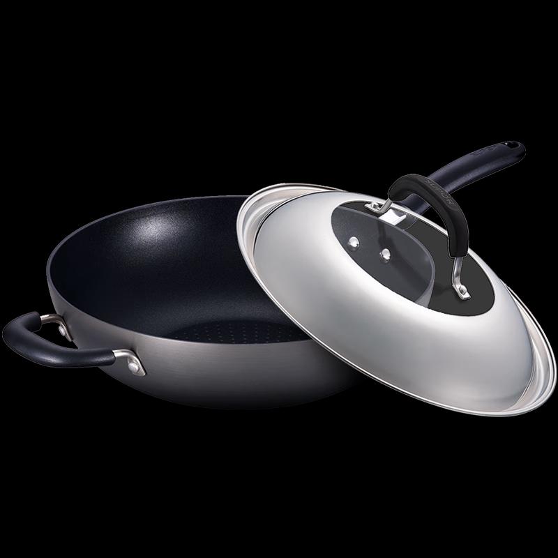 Supor 32cm Non-Stick Low-Smoke Wok