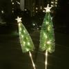 Stars Design Solar Christmas Tree Lights Decorative Solar Garden Lights Lawn Lights  Garden Path