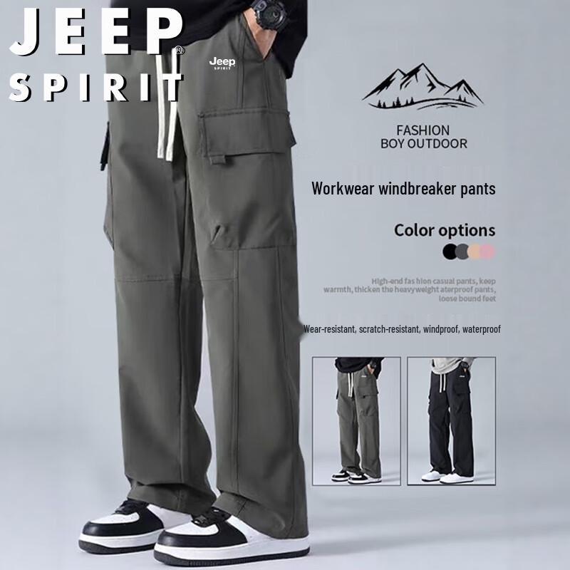 

JEEP SPIRIT Men s Outdoor Windproof Cargo Pants 3XL