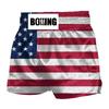 Thai Boxing Shorts American Flag Sports Shorts MMA Fighting Brazilian Jiu Jitsu Gym Martial Arts Training Pants