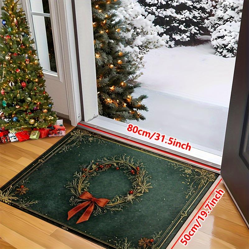 Household Dust-proof and Non-slip Crystal Velvet Floor Mat