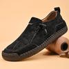 Winter New Men's Versatile Low-top Casual Leather Shoes Men's Large-size Soft-soled Soft-faced Lazy Shoes