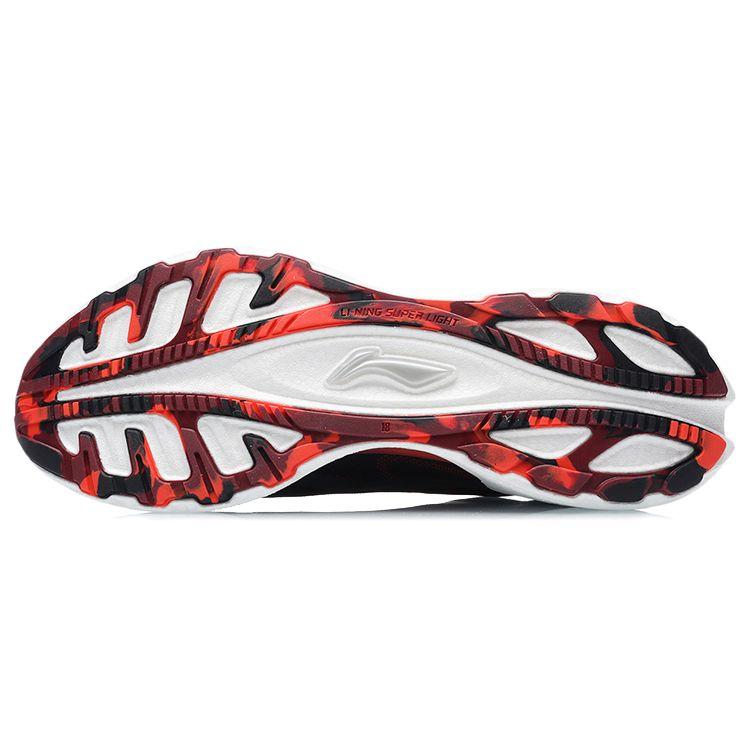 Li Ning Ultra Light 18 Mars Sports Low Top Running Shoes Men Sneaker Black Red ARMR013-1