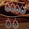 Bohemian Heart & Tassel Indian-Style Retro Earrings