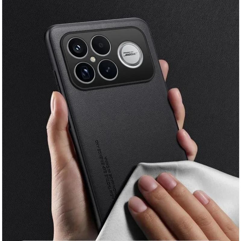 Premium Business Leather Phone Case for Xiaomi POCO F8 Pro F8 Ultra Camera Protect Shockproof Cover Funda