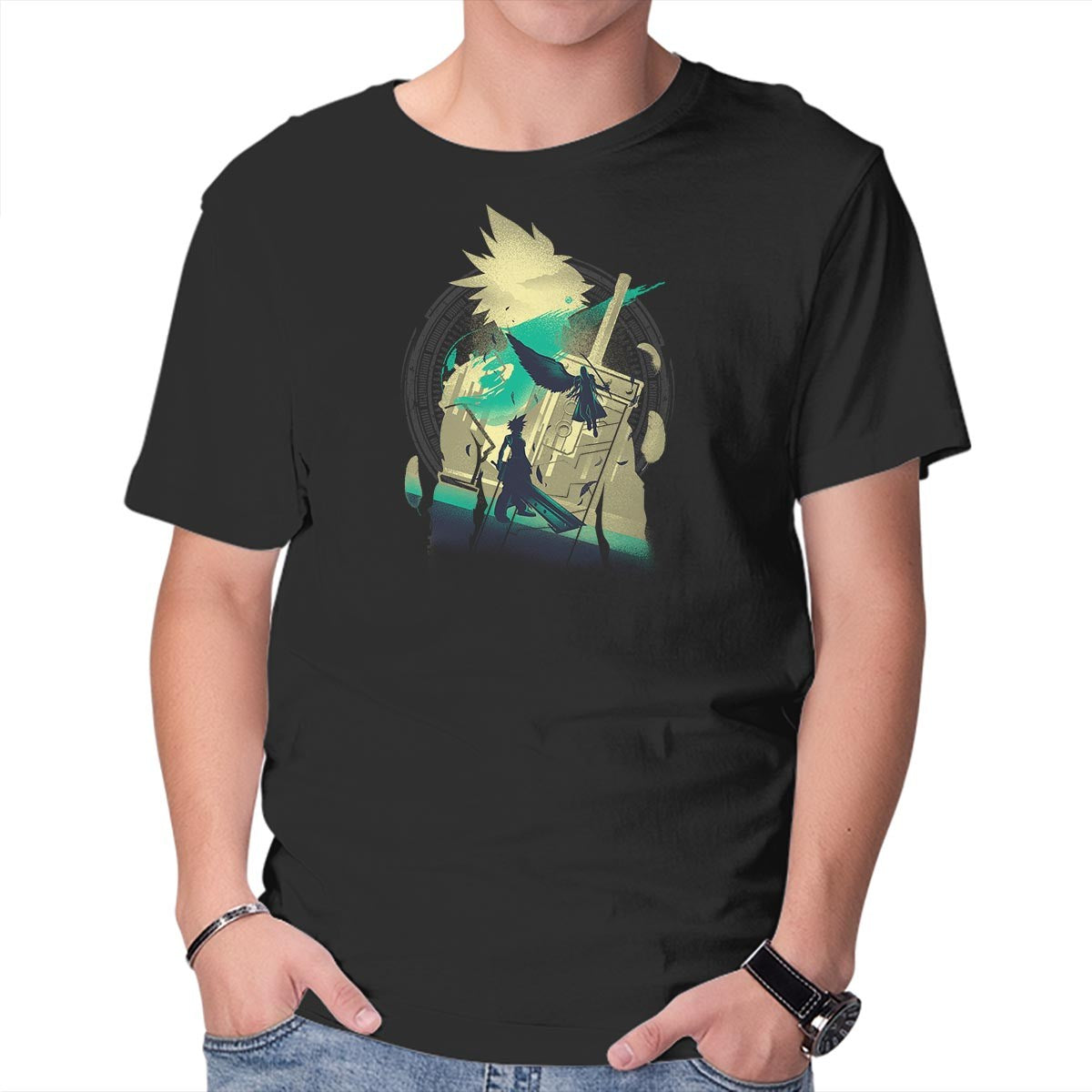 Unisex Crew Neck T-Shirt Ex Soldier of the VII Graphic Short Sleeve Casual Tee XL