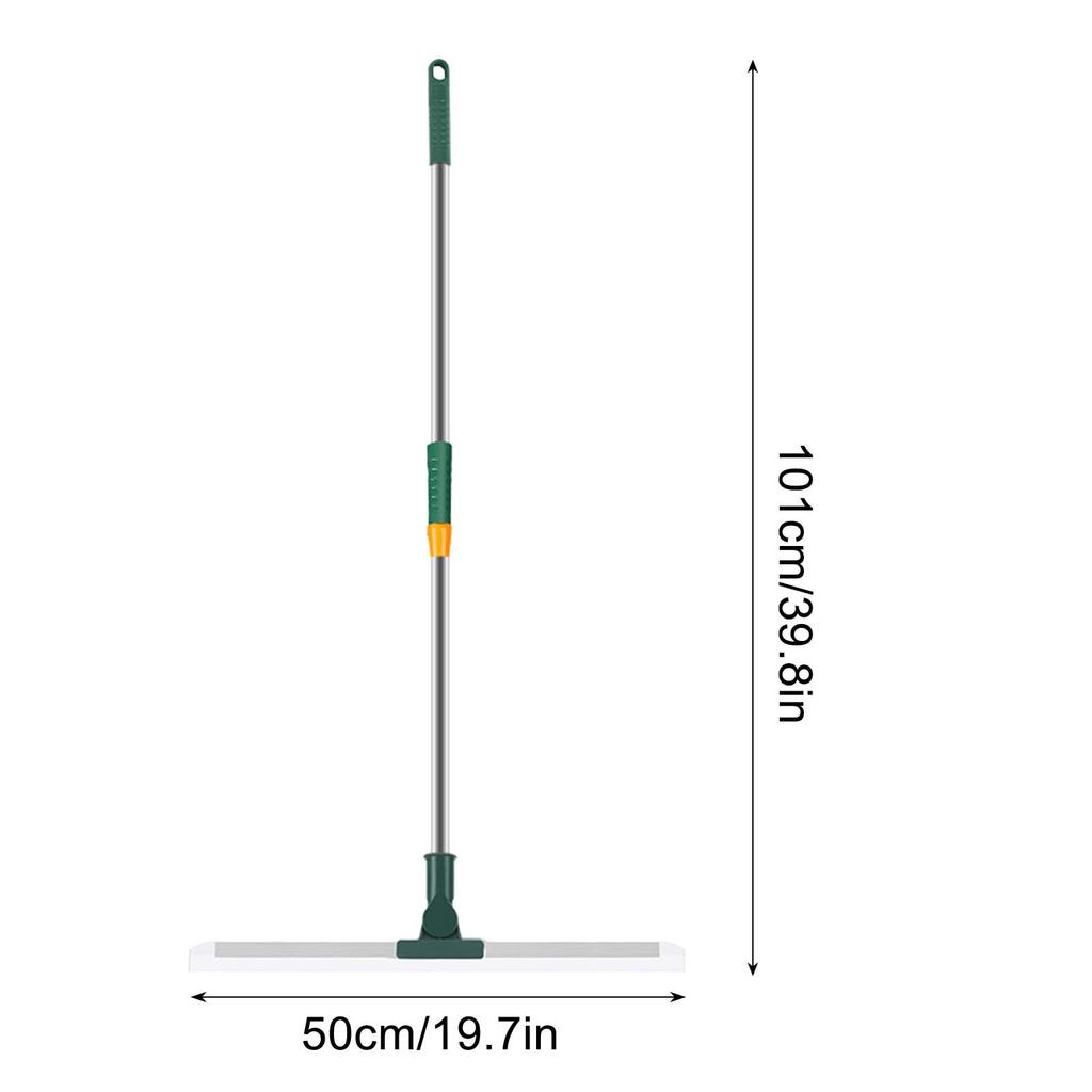 Golvskrapa Golvmopp Multifunktionell Hushållssilikonvissla Kraftig Skrubba Kök Dusch Kakel Husdjurshår Långt Handtag Antistatisk