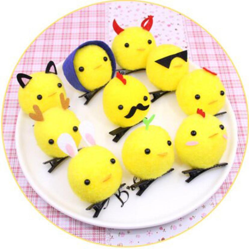 

Yellow Chick Yellow Chick Hair Clip 3D Bangs Hairpin 2024 Headwear New Year