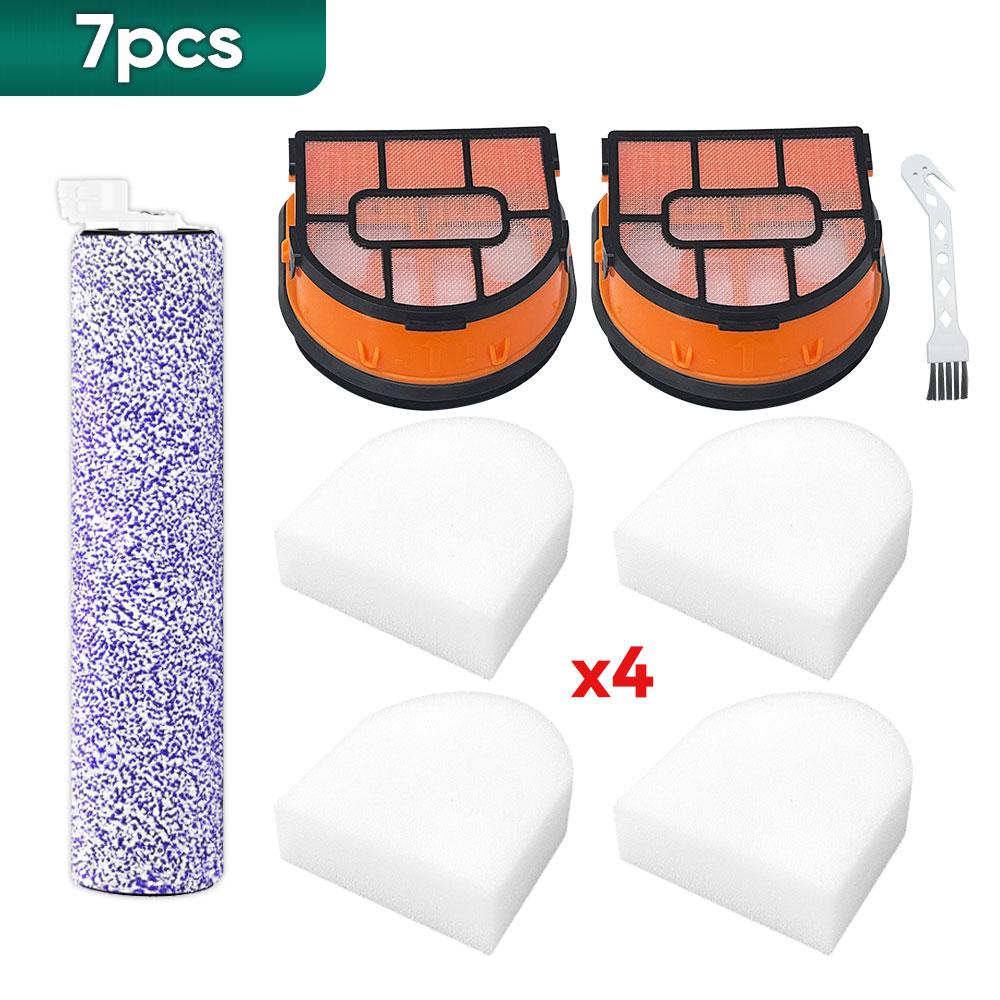 Compatible for Shark WD201/ WD201C / WD100 / WD101 / WD200 / AW201 / AW302 HydroVac Vacuum Accessories Roller Brush Filter