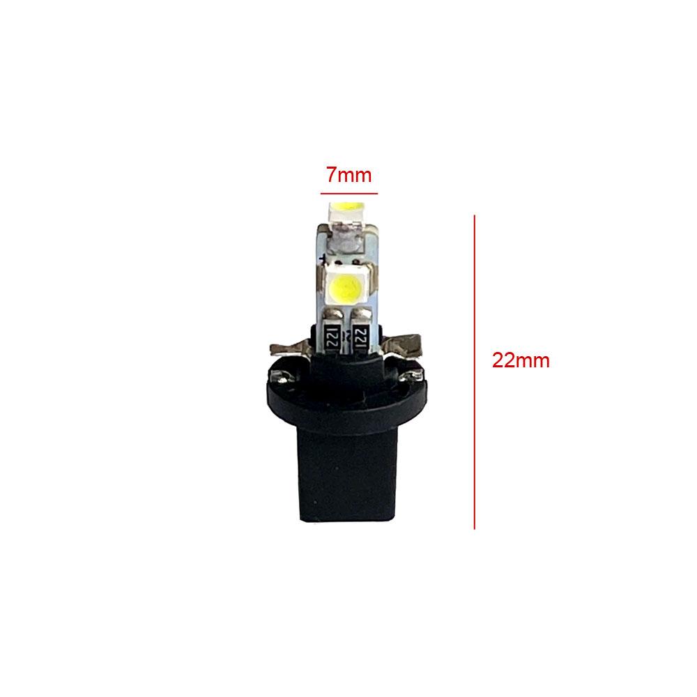 10pcs Car T5 B8.5 Led Dashboard Lights Car Instrument Panel Decorative Lamp Car Instrument Lighting Bulb Auto Light Accessories
