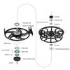 Fliegenfischerrolle und Ersatzspule, 2+1BB 1:1 Gehäuse aus Aluminiumlegierung Spule 3/4 5/6 7/8 Austauschbare rechte und linke Hand Angelrolle