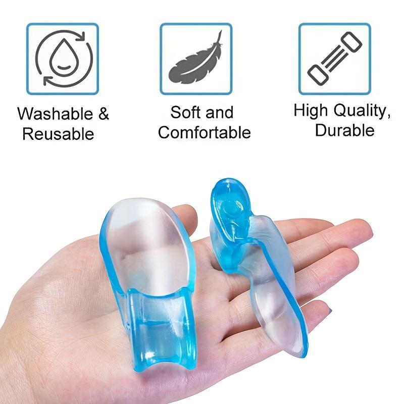 2pcs Soft Big Toe Separators, Ideal for Night And Home Use Foot Care