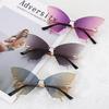 Dekorace Brýle Kovové Ochrana proti UV Motýlí Sluneční Brýle Retro Sluneční Brýle Bezrámové Sluneční Brýle