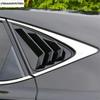 2 Pcs Black Carbon Window Shutter Louvers Scoop Side Air Vent Cover Trim Exterior Accessories For LEXUS NX 200 300H 2015 - 2018
