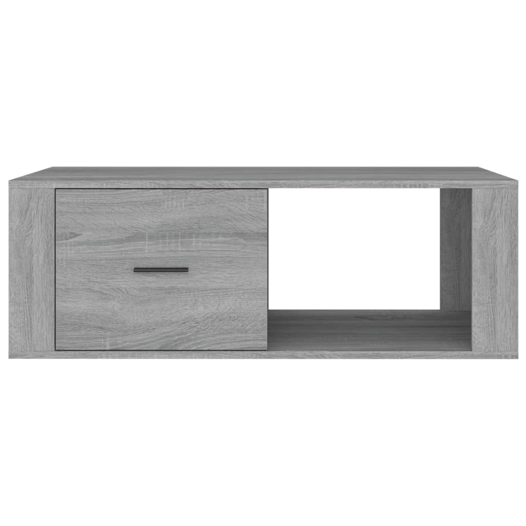  Coffee Table, Grey Sonoma Oak, 100x50.5x45 Cm