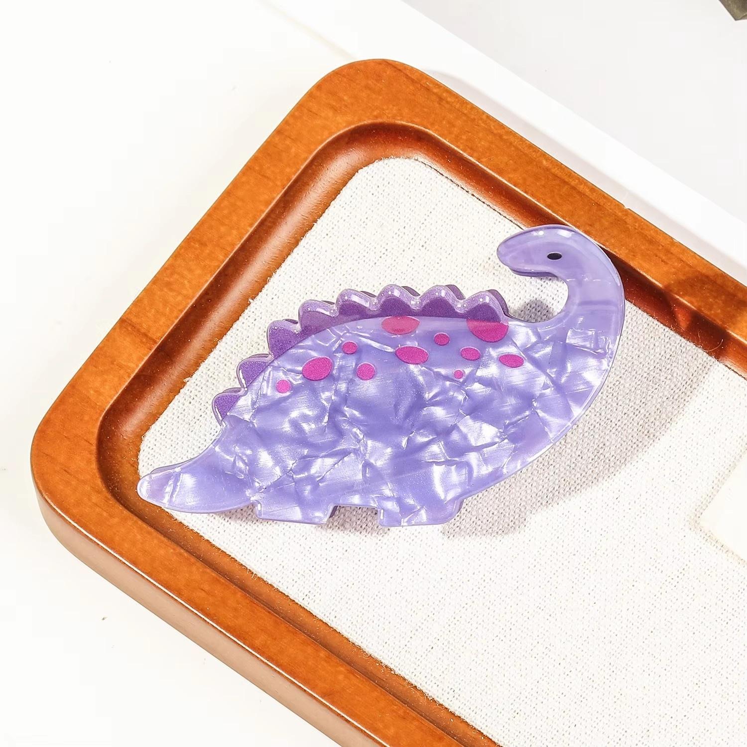 

Акриловый Милый Мультяшный Динозавр Заколка для Волос Женская Простая Кавайная Захват для Волос Зажим для Волос Акула Стиль Аксессуары