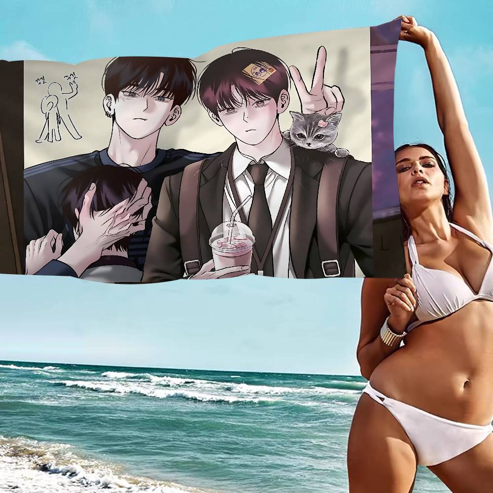 Mondays Savior Bl Microfiber Blanket Quick Drying Beach Towels Oversized Printing Super Absorbent Pool Towel Blanket