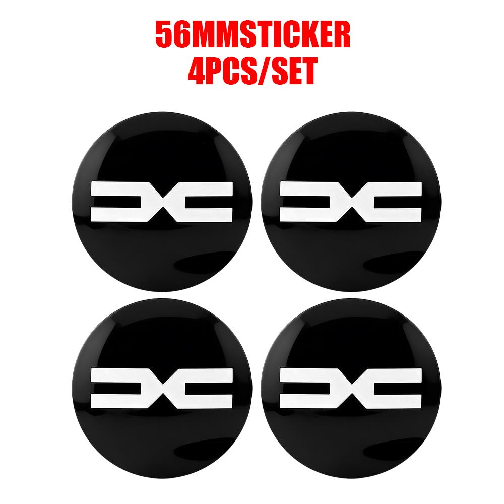 3D Car Wheel Center Hub Caps Sticker  Auto Emblem Wheel Center Cap For Dacia Duster Logan Dokker Lodgy 2 Sandero MK2 Stepway Mcv