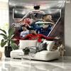 CR7 Cristiano Ronaldo Wall Tapestry Aesthetic Wall Hanging Printed Fabric Blanket Decorative Tapestries for Bedroom Living Room Home Decor
