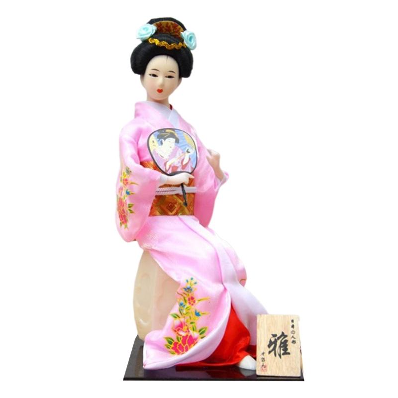 12Inch Handmade Kimono Dolls Ornamentation Ideal For Japanese Cuisines Restaurants And Home Room Authentics Decors
