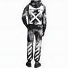 OFF WHITE Diag Tie Dye Slim Sweatpant OMCH029F22FLE0090701