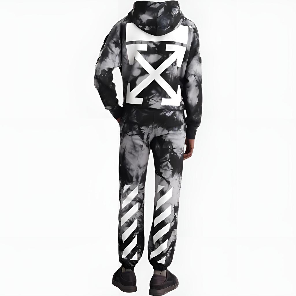 OFF WHITE Diag Tie Dye Slim Sweatpant OMCH029F22FLE0090701