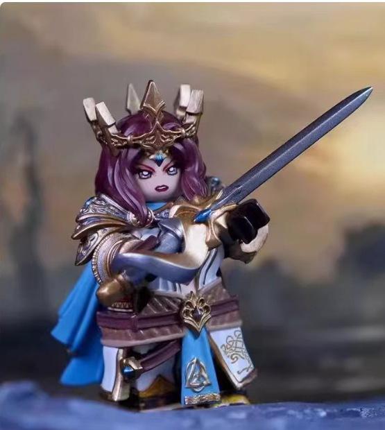 NEW GP201 Lich King Medieval Round Table Knights Building Block Anime Bricks Action Figure Collection Model Doll Toy Gifts