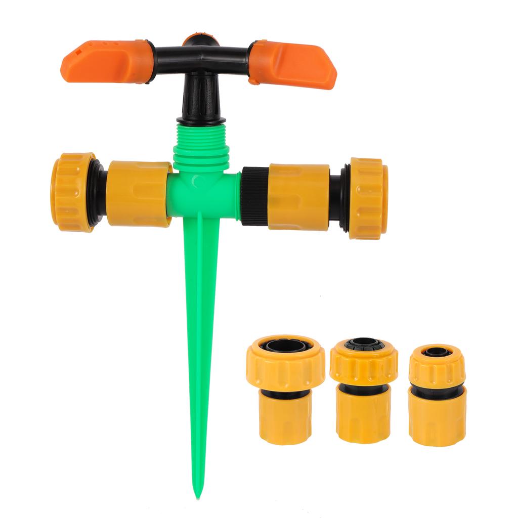 1/2" 3/4" Bracket Quick Connector 360 Degree Swivel Sprinkler Garden Patio Lawn Irrigation Watering Nozzle Bracket Accessories