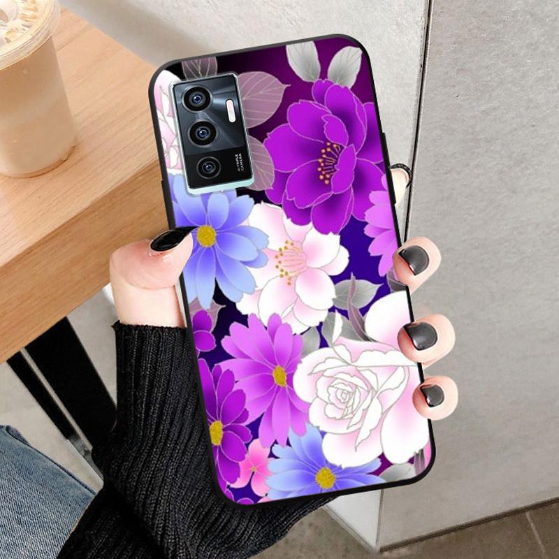 

For vivo V23e Case Cover vivoV23e Fundas Black Soft Silicone TPU Protective Phone Case For vivo V23e 5G V2126 Bumper Shell Coque vivo V23e