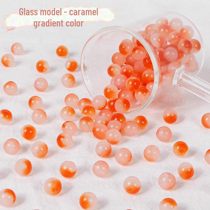 8mm Jade Glass Flower Beads for DIY Bracelets and Accessories