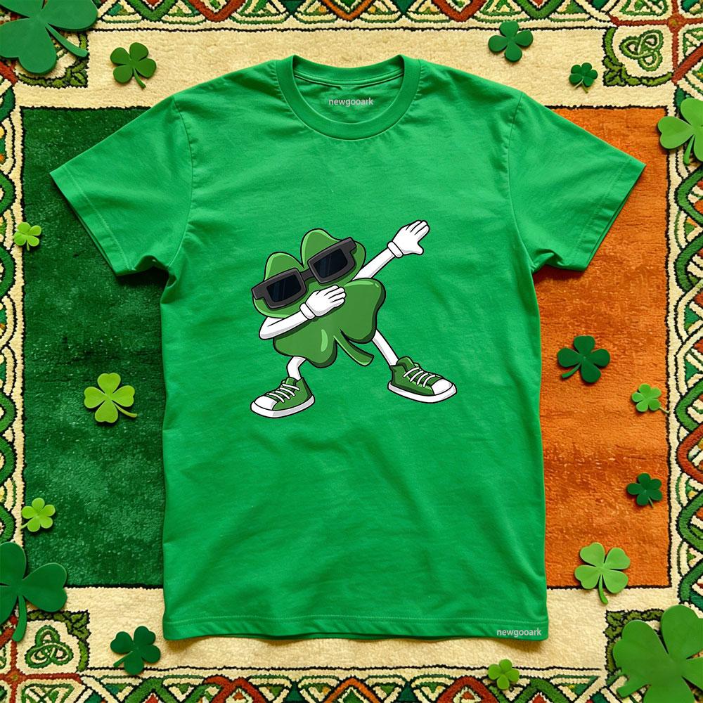 Saint Patrick Lucky Irish Green Retro T Shirt Man Cotton Classic Funny Festival Printed T Shirt Unisex Adult Party Tops